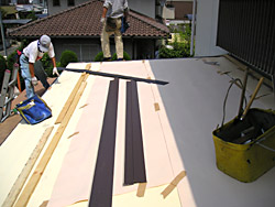 屋根のリフォーム・カバー工法